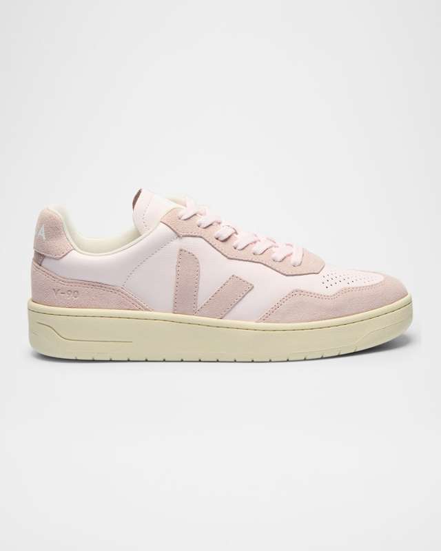 V-90 Bicolor Low-Top Sneakers